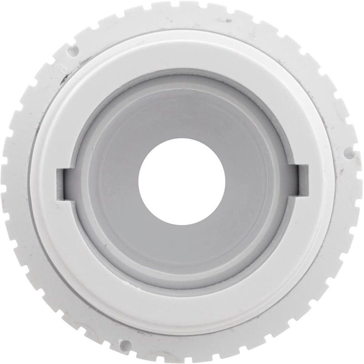 Eyeball Fitting, CMP, 1-1/2" MPT, 3-3/8" FD, 1/2" Orfice, White
