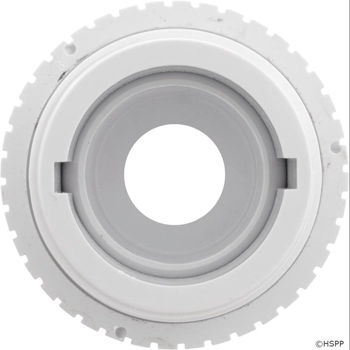 Eyeball Fitting, CMP, 1-1/2"mpt, 2-3/8"fd, 3/4"Orifice, Wht