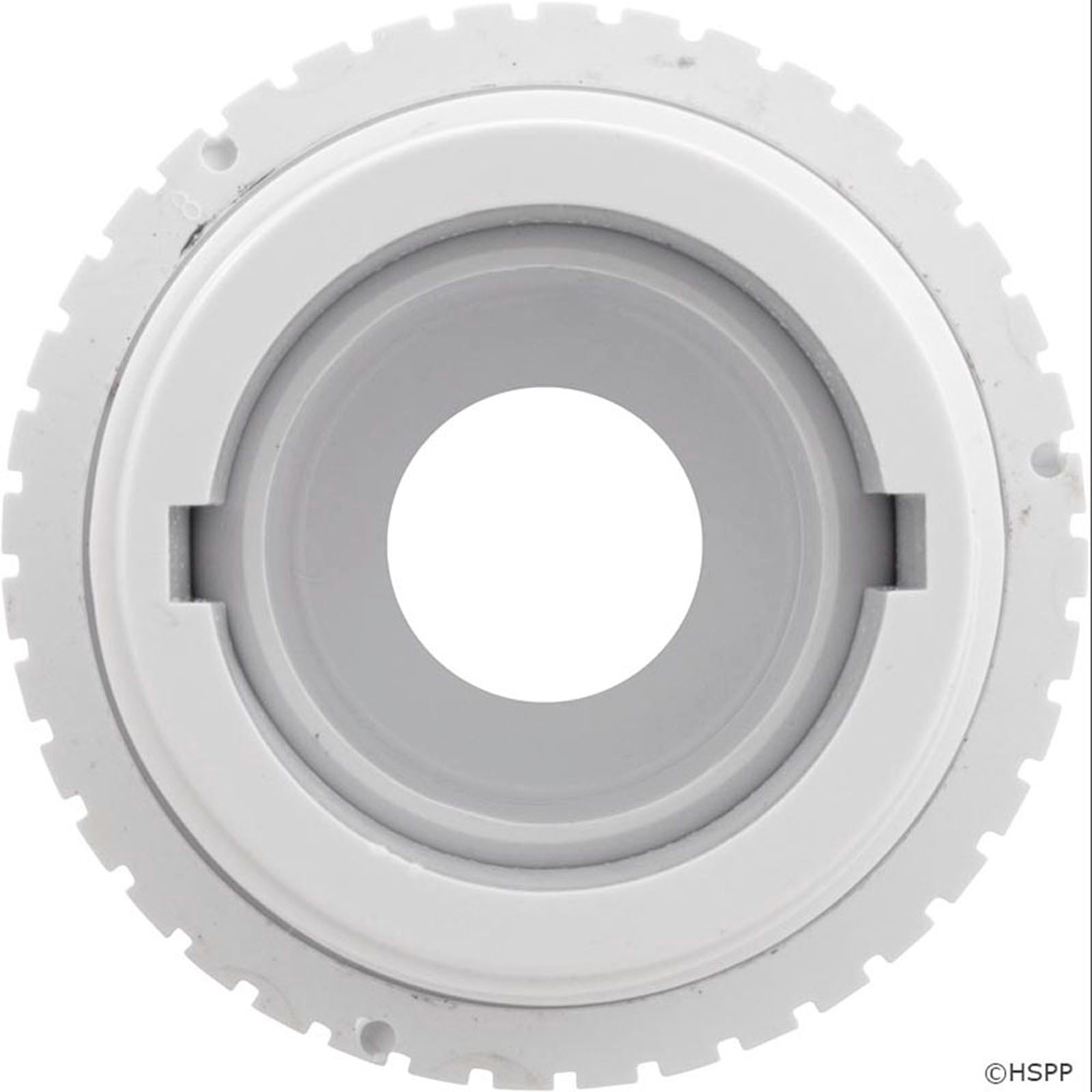 Eyeball Fitting, CMP, 1-1/2"mpt, 2-3/8"fd, 3/4"Orifice, Wht