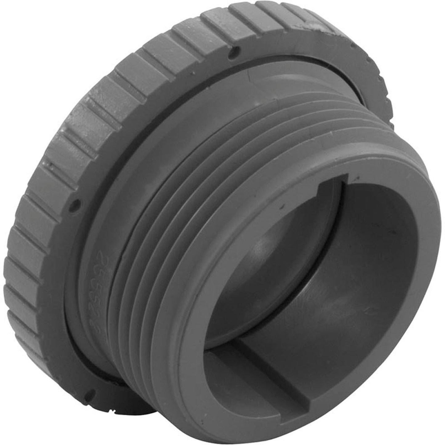 Raccord à œil, CMP, 1-1/2"mpt, 2-3/8"fd, 3/4" Orfice, Gris