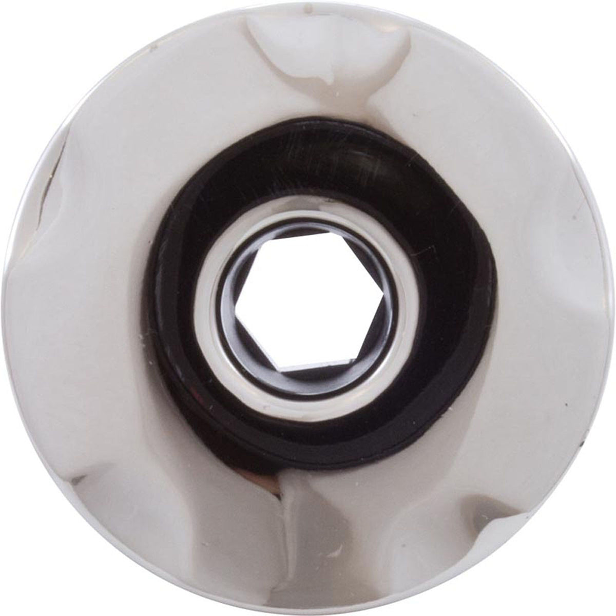 Jet Intl, CMP Cluster, 2"fd, Fixed, Scalloped, SS/Dk Gry