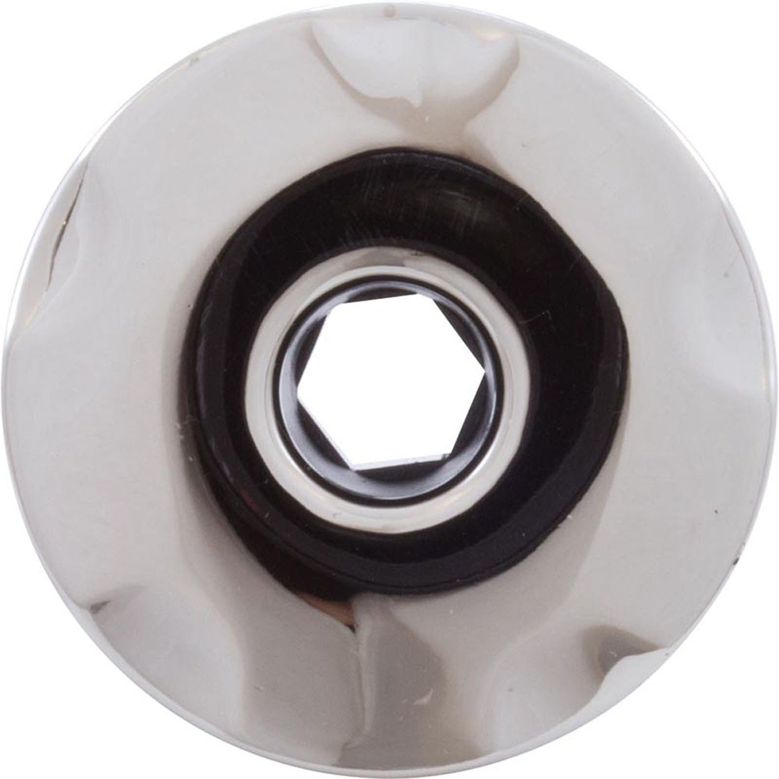 Jet Intl, CMP Cluster, 2"fd, Fixed, Scalloped, SS/Dk Gry
