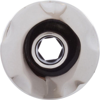 Jet Intl, CMP Cluster, 2" fd, fijo, festoneado, SS/Dk Gry