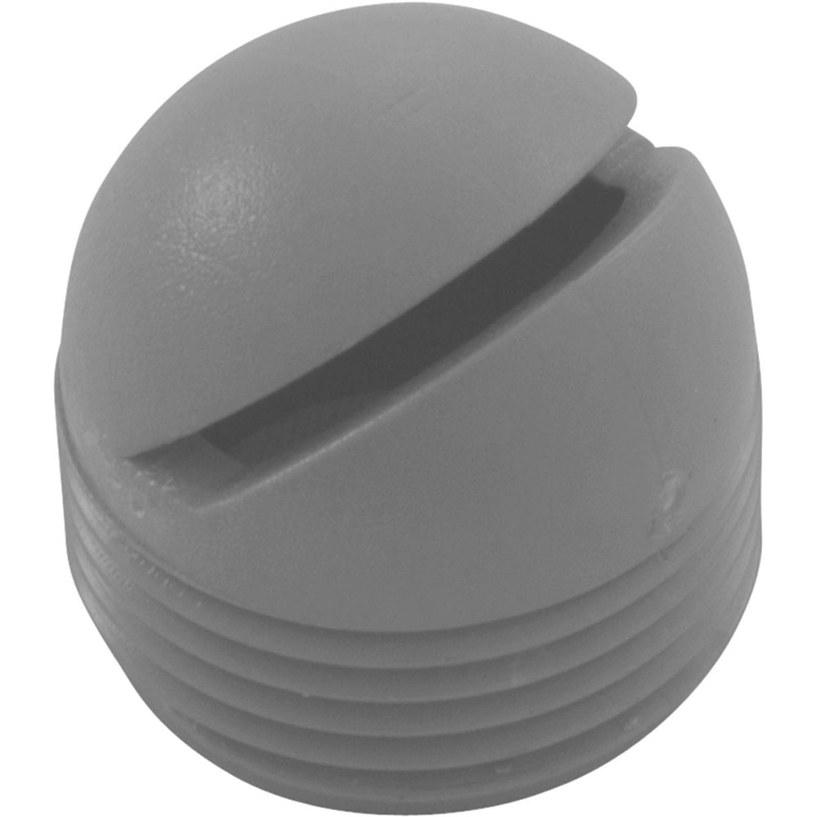 Aerator, CMP, 3/4"mpt, Round, Slotted, Gray