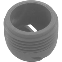 Aerator, CMP, 3/4"mpt, Round, Slotted, Gray