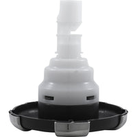 Custom Molded Products-Jet Intl, Typhoon 400, 4-1/4"fd, Dir, Crown, Dk Gry/SS