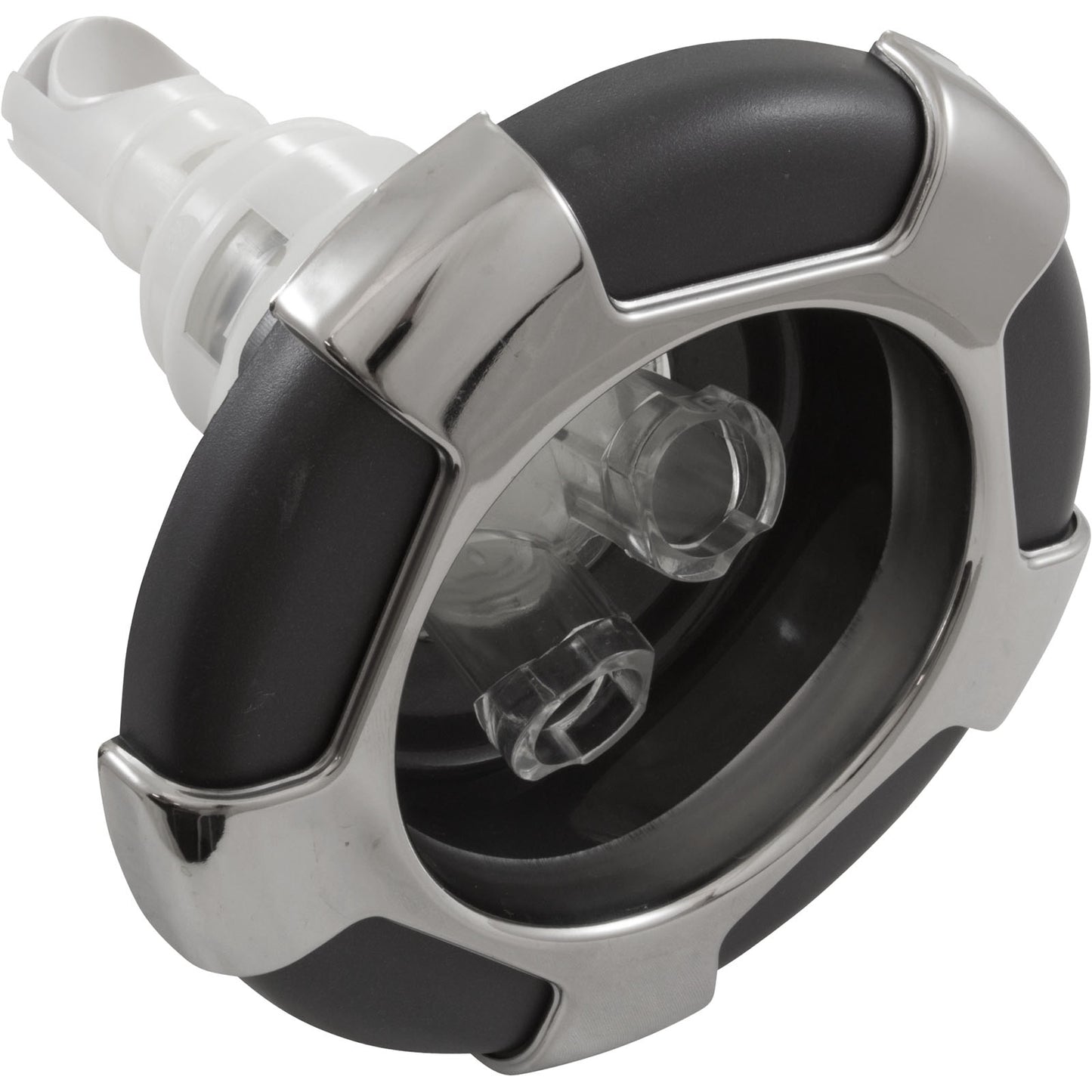 Jet Intl, CMP Typhn 500, 5-1/4"fd, 2Roto, Crwn, SS/Graph Gry/Clr