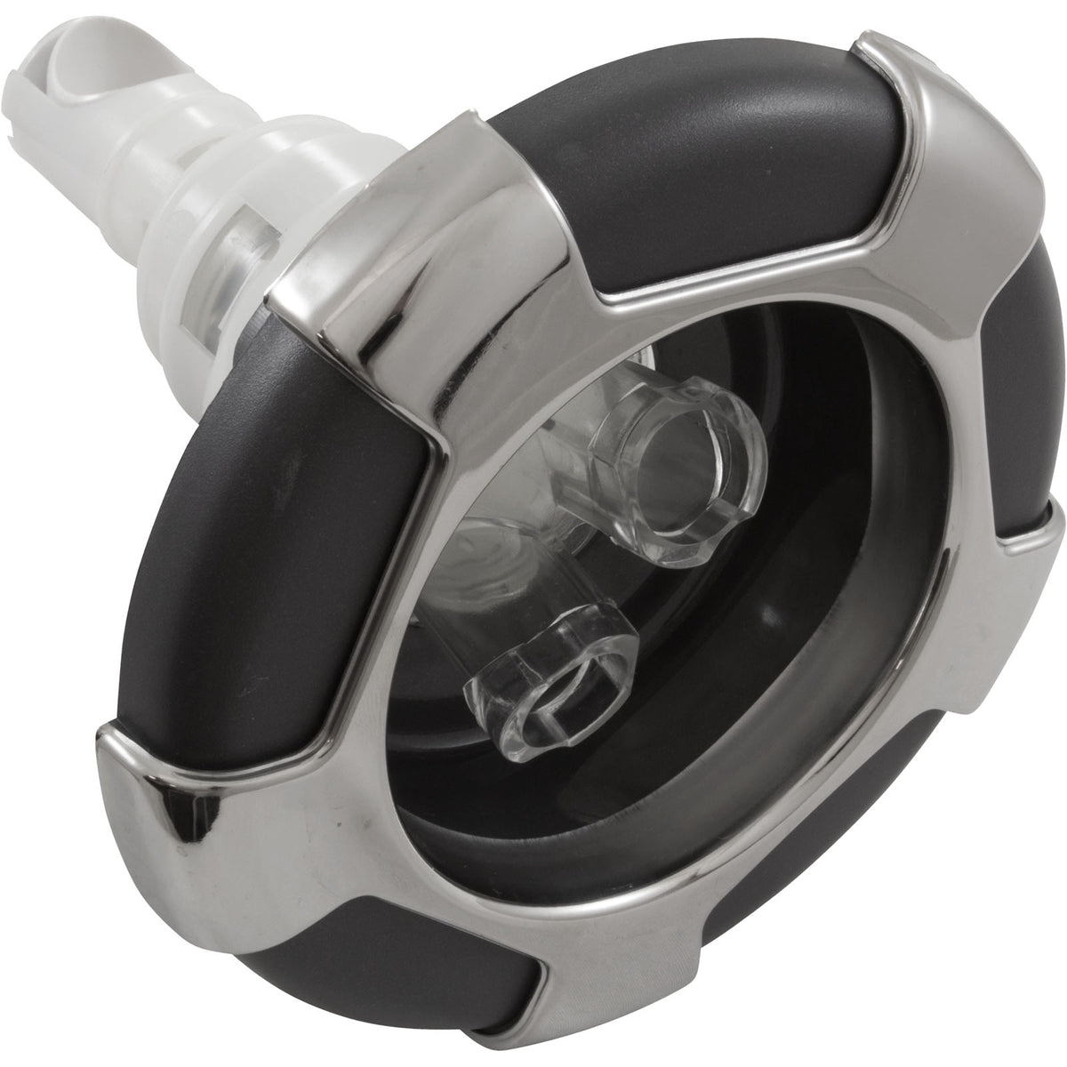 Jet Intl, CMP Typhn 500, 5-1/4"fd, 2Roto, Crwn, SS/Graph Gry/Clr
