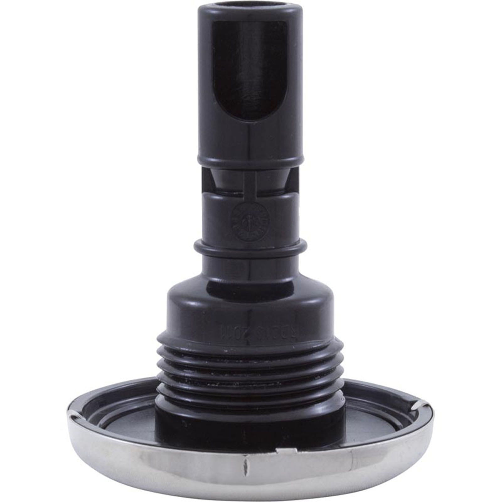 Jet Intl, RD Quantum, 2-1/4"fd, Twin Roto, Smth, SS/Blk, Thd