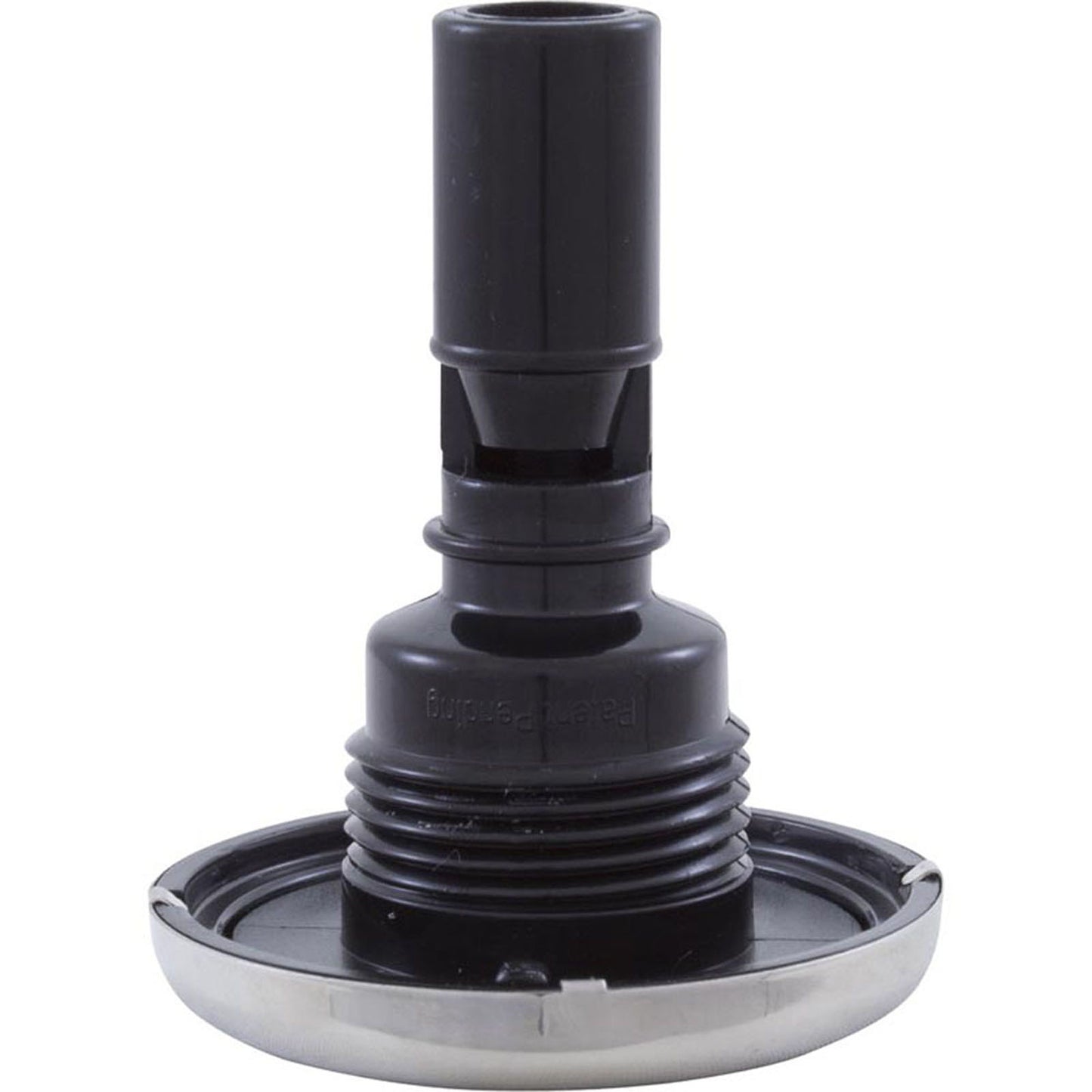 Jet Intl, RD Quantum, 2-1/4"fd, Twin Roto, solide, inox/noir, filetage