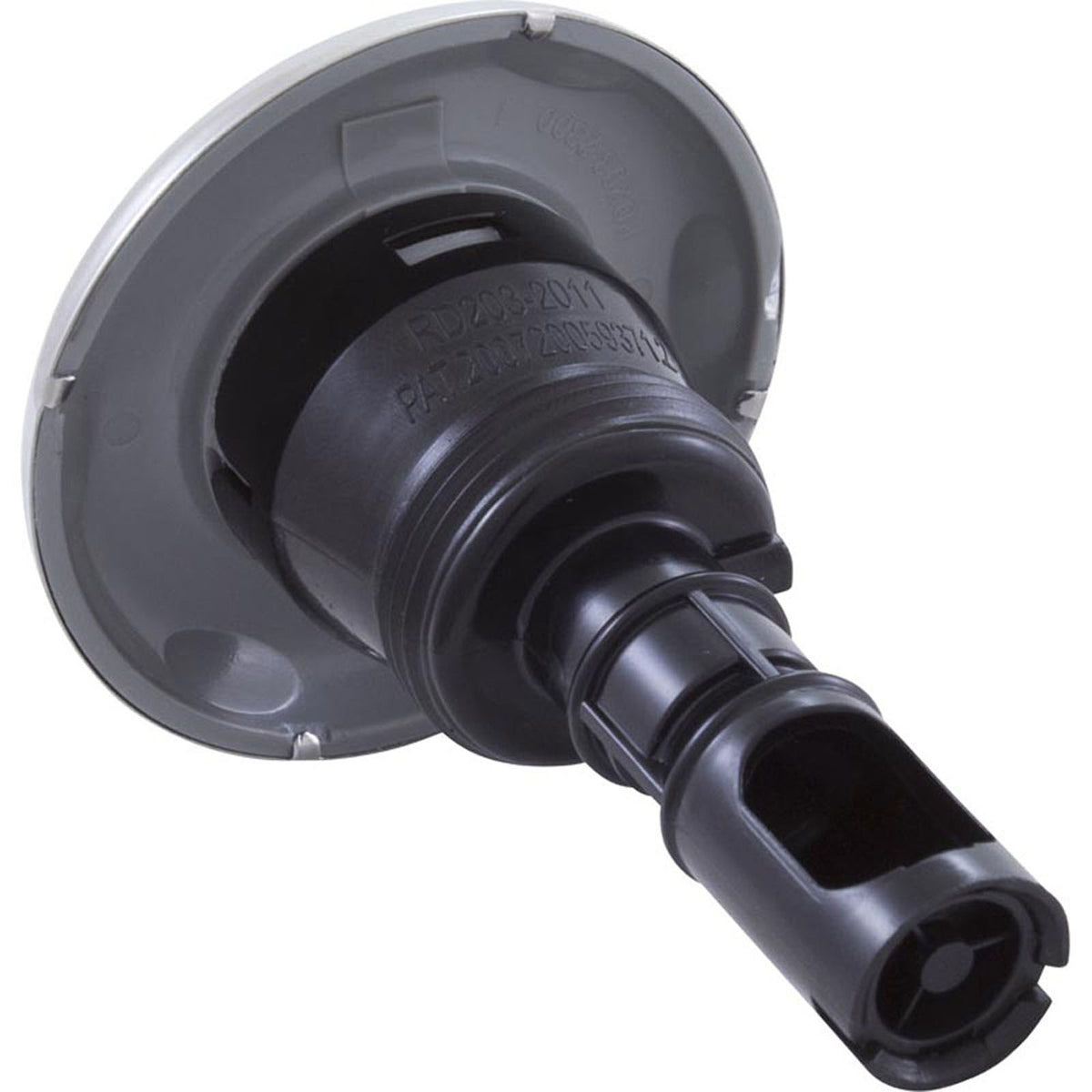 Jet Intl, RD Quantum, 2-1/2"fd, Dir, Smth, SS/Gry, Thd