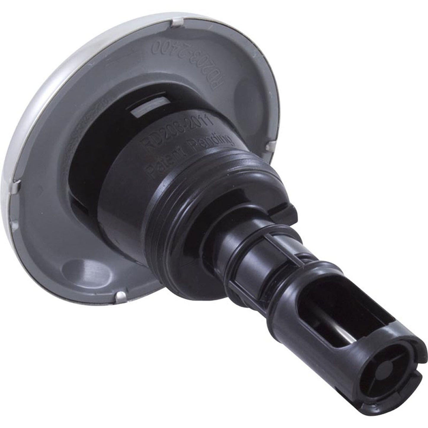 Jet Intl, RD Quantum, 2-1/2"fd, Roto, Smth, SS/Gry, Thd