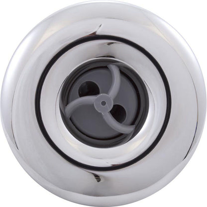 Jet Intl, RD Quantum, 3-3/8"fd, Twin Roto, Smth, SS/Gry, Thd