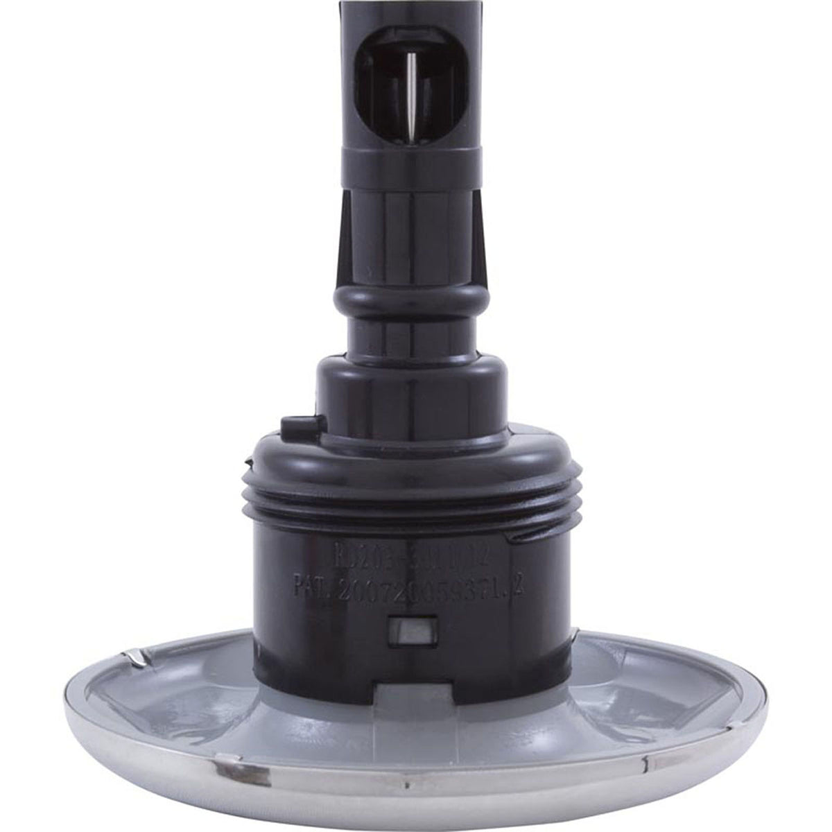 Jet Intl, RD Quantum, 3-3/8"fd, Twin Roto, Smth, SS/Gry, Thd
