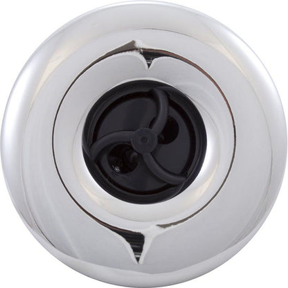 Jet Intl, RD Quantum, 3-3/8"fd, Twin Roto, solide, inox/noir, filetage