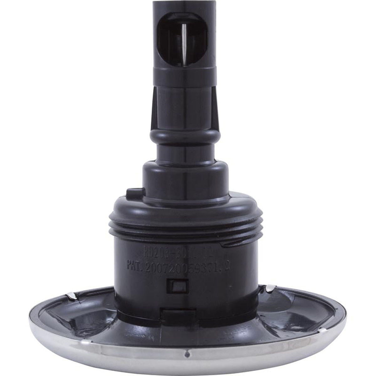 Jet Intl, RD Quantum, 3-3/8"fd, Twin Roto, Smth, SS/Blk, Thd