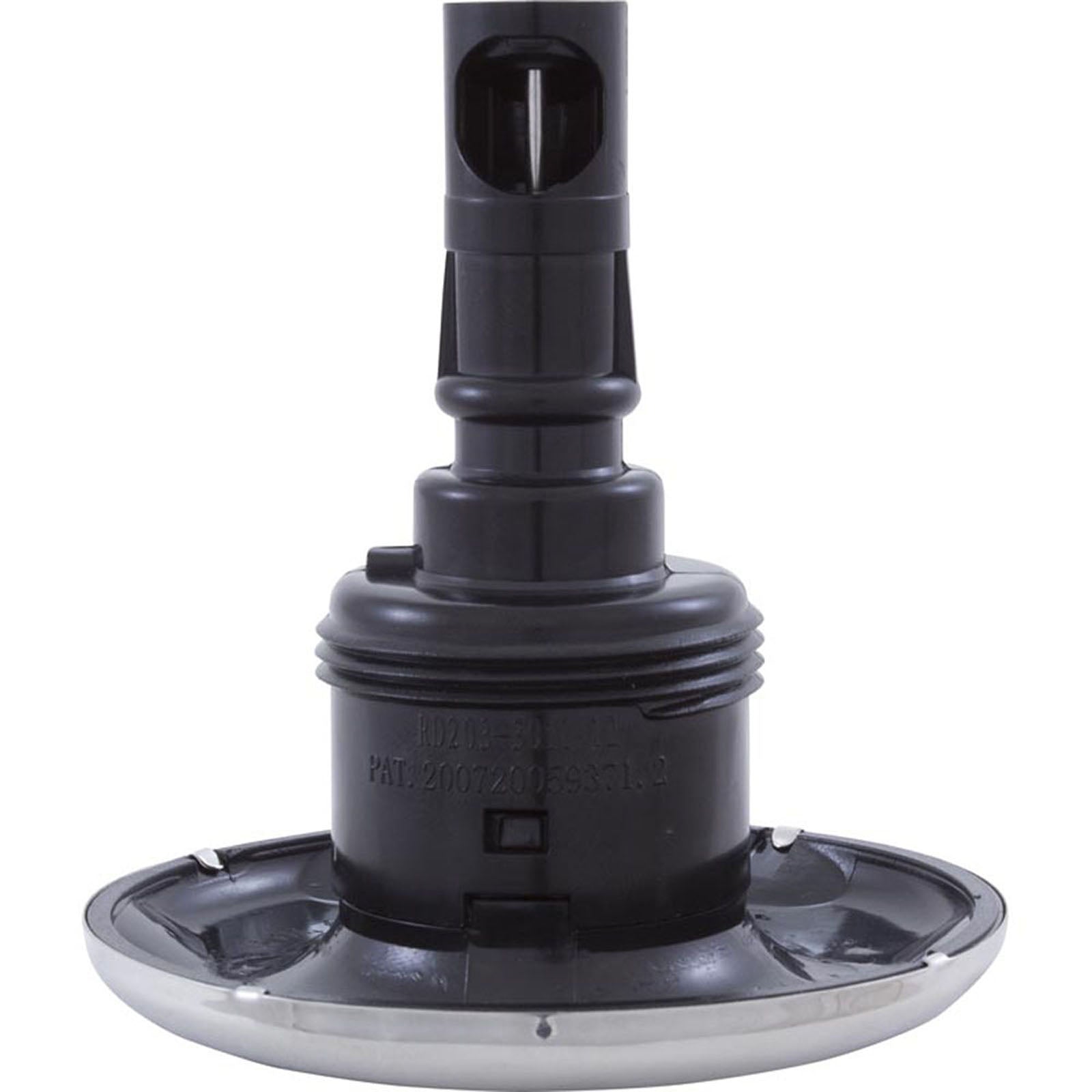 Jet Intl, RD Quantum, 3-3/8"fd, Twin Roto, Smth, SS/Blk, Thd
