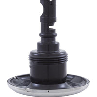 Jet Intl, RD Quantum, 3-3/8"fd, Twin Roto, Smth, SS/Blk, Thd