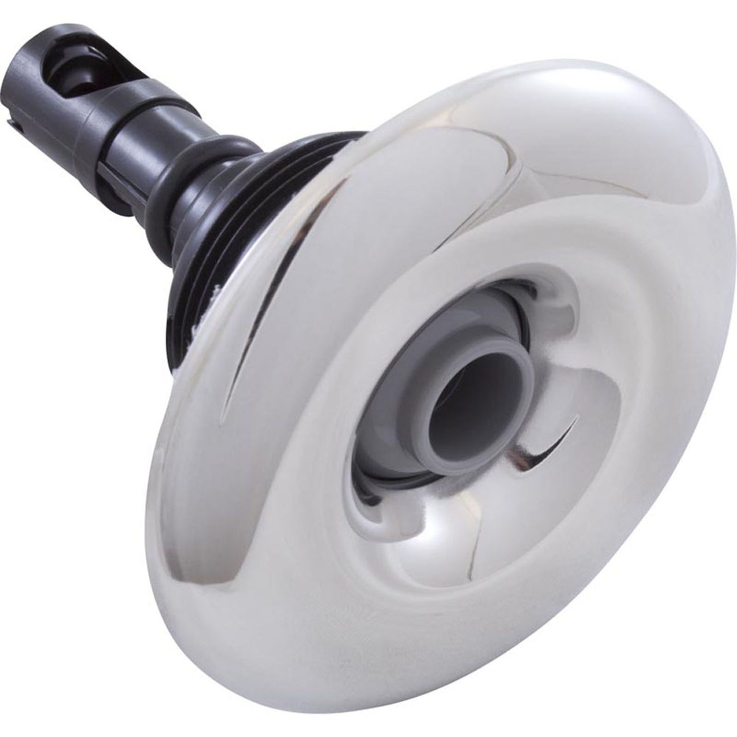 Jet Intl, RD Quantum, 3-3/8"fd, Dir, Solide, SS/Gris, Fileté