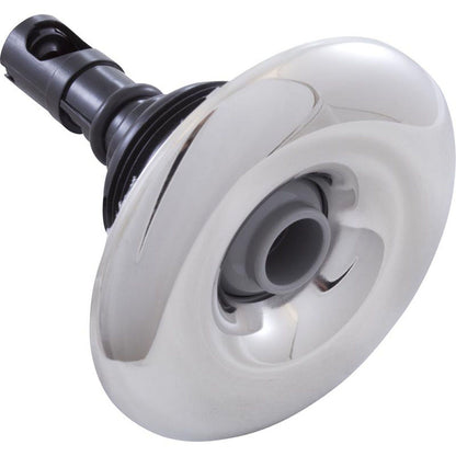 Jet Intl, RD Quantum, 3-3/8"fd, Dir, Solide, SS/Gris, Fileté