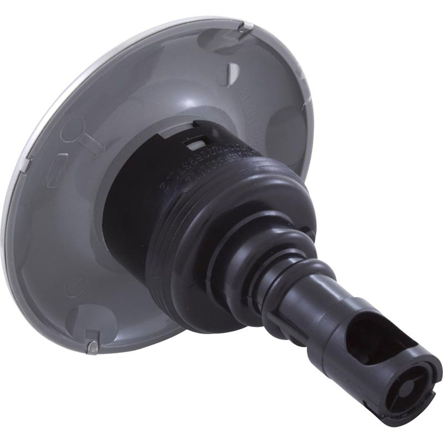 Jet Intl, RD Quantum, 3-3/8"fd, Dir, Solide, SS/Gris, Fileté