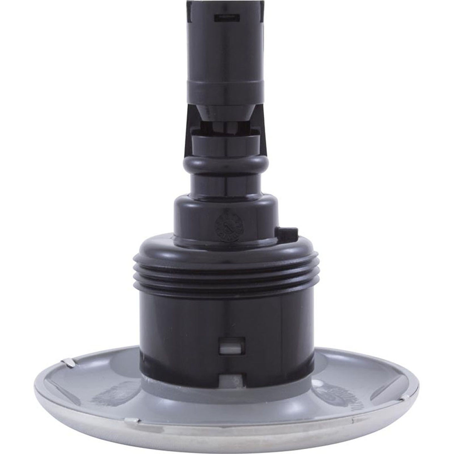 Jet Intl, RD Quantum, 3-3/8"fd, Dir, Solide, SS/Gris, Fileté