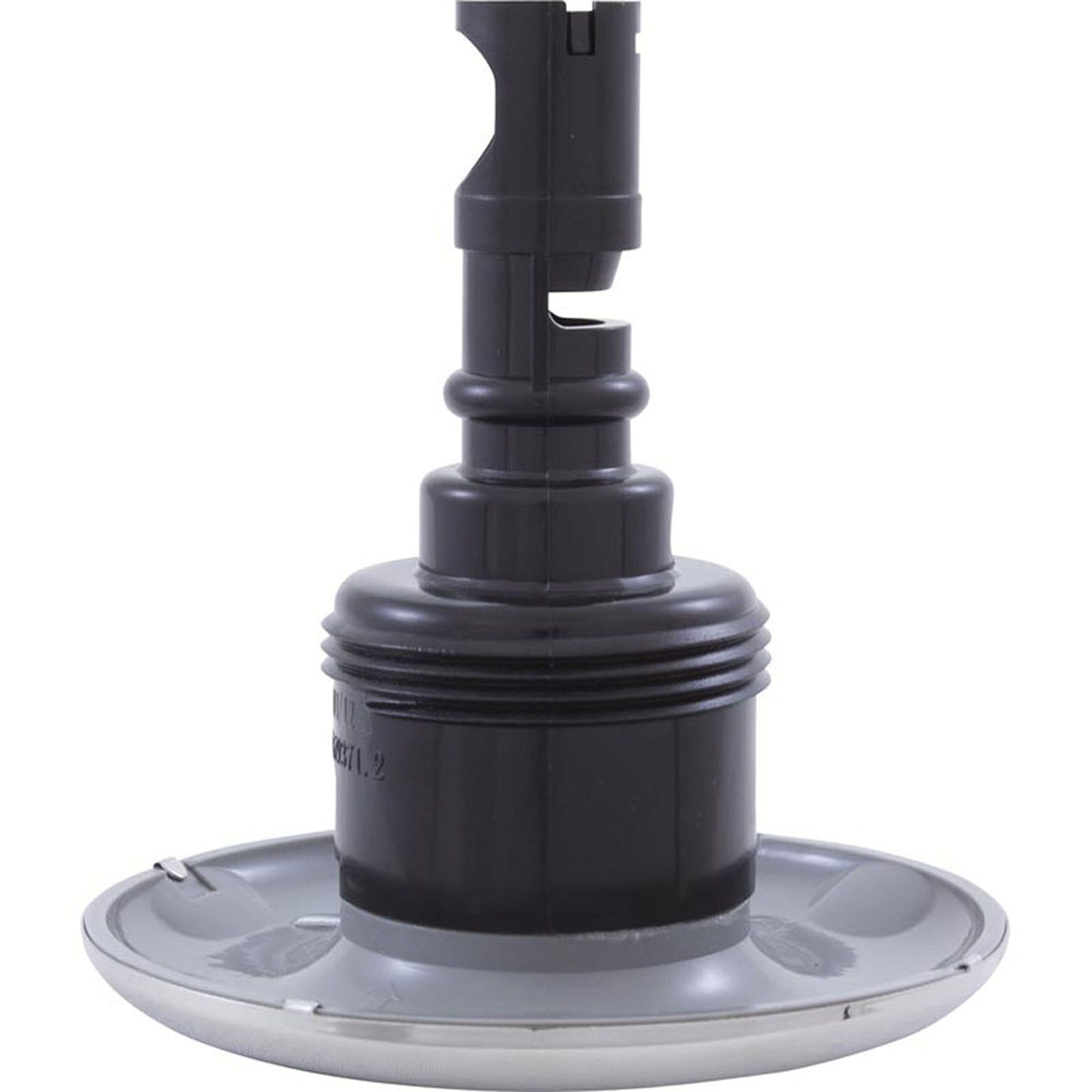 Jet Intl, RD Quantum, 3-3/8"fd, Dir, Solide, SS/Gris, Fileté