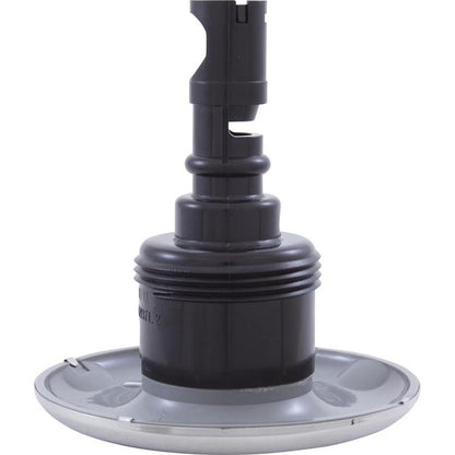 Jet Intl, RD Quantum, 3-3/8"fd, Dir, Solide, SS/Gris, Fileté