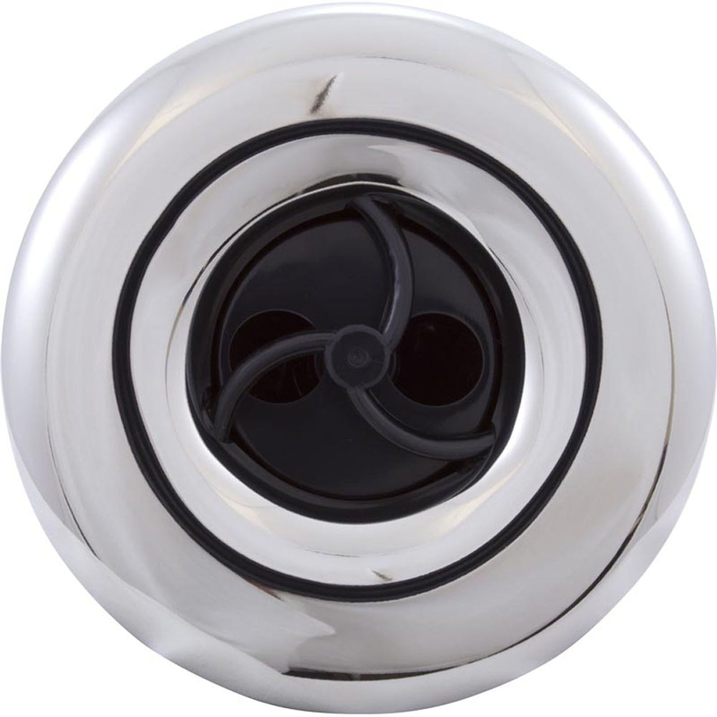 Jet Intl, RD Quantum, 4-3/8"fd, Twin Roto, solide, inox/noir, filetage