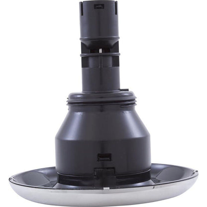 Jet Intl, RD Quantum, 4-3/8"fd, Twin Roto, solide, inox/noir, filetage