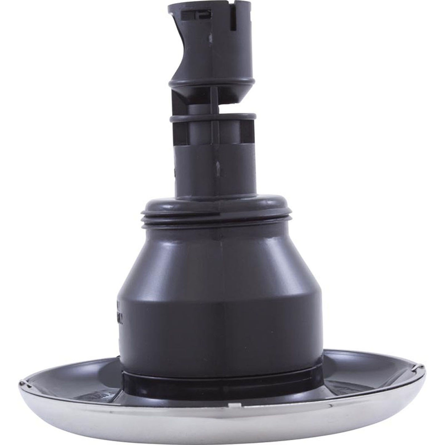 Jet Intl, RD Quantum, 4-3/8"fd, Twin Roto, solide, inox/noir, filetage