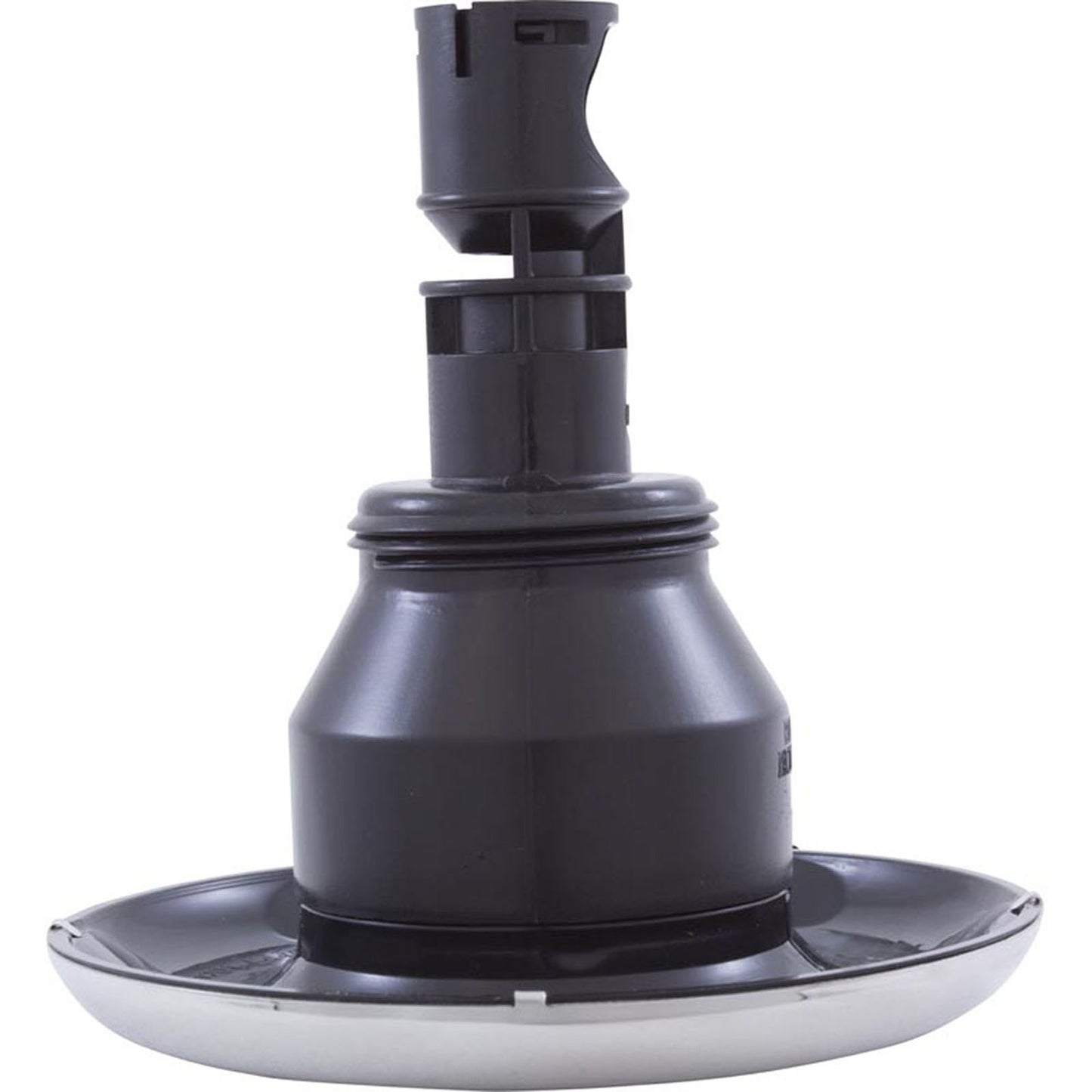 Jet Intl, RD Quantum, 4-3/8"fd, Twin Roto, solide, inox/noir, filetage