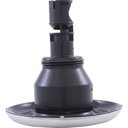 Jet Intl, RD Quantum, 4-3/8"fd, Twin Roto, solide, inox/noir, filetage