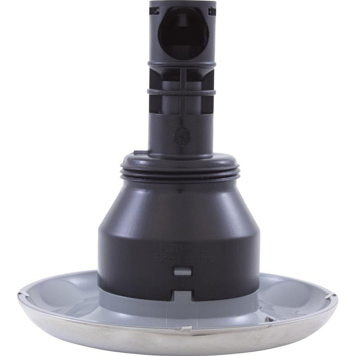 Jet Intl, RD Quantum, 4-3/8" fd, Dir, Liso, Acero inoxidable/gris, Roscado