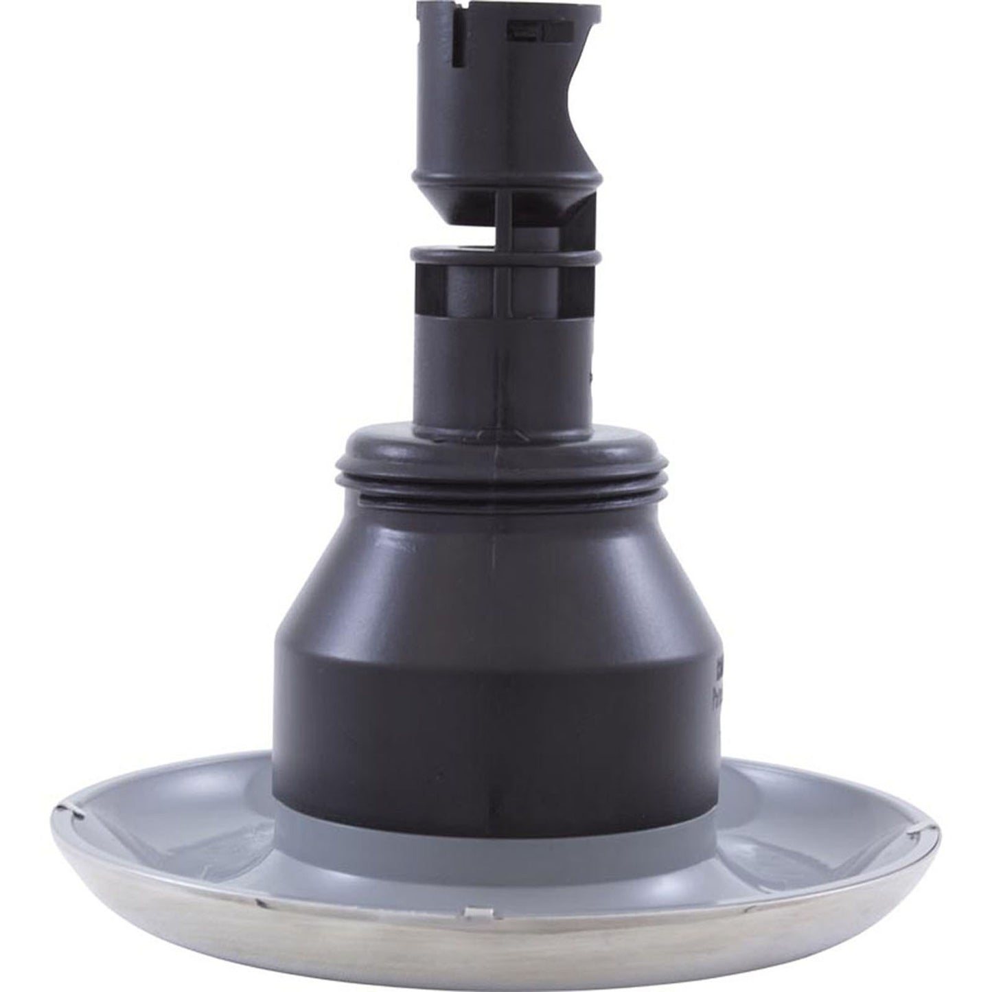 Jet Intl, RD Quantum, 4-3/8" fd, Dir, Liso, Acero inoxidable/gris, Roscado