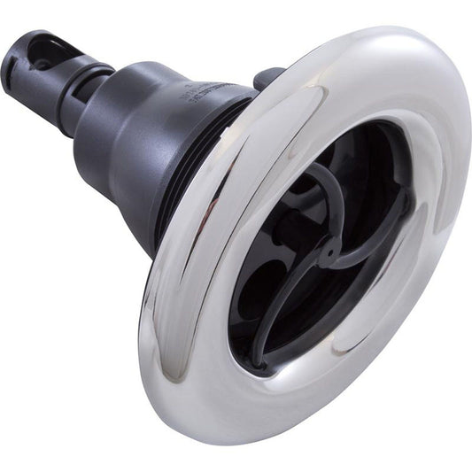 Jet Intl, RD Quantum, 5"fd, Twin Roto, solide, inox/noir, filetage