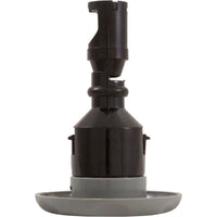 Jet Intl, Rising Dragon, 2-1/2"fd, Roto, Text Scal, Standard Gray