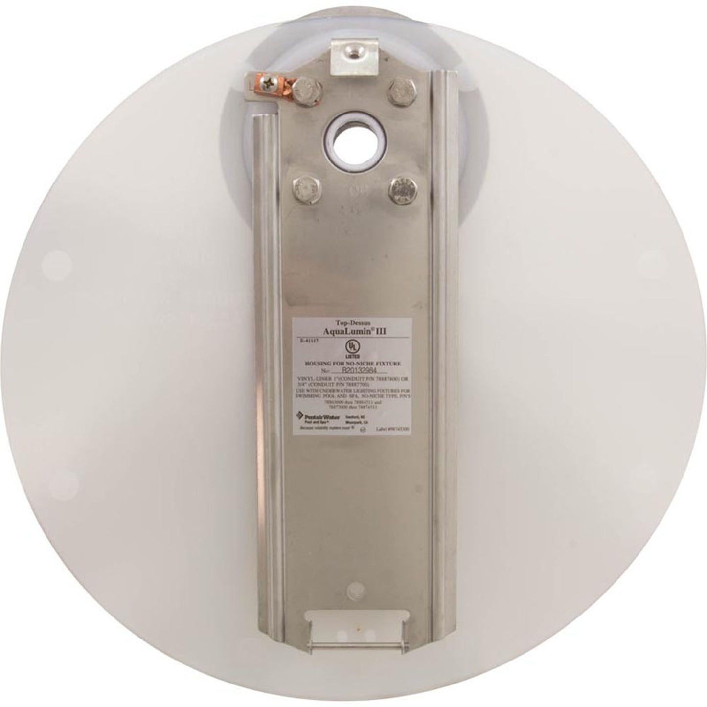 Support de montage, Pentair AquaLumin III, vinyle, moyeu 3/4"