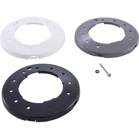 Ensemble de bagues lumineuses pour le visage, Zodiac, Spa, plastique, blanc, noir, gris