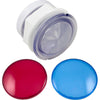Light Wall Fitting, Waterway, 2-5/8"hs, w/Reflector