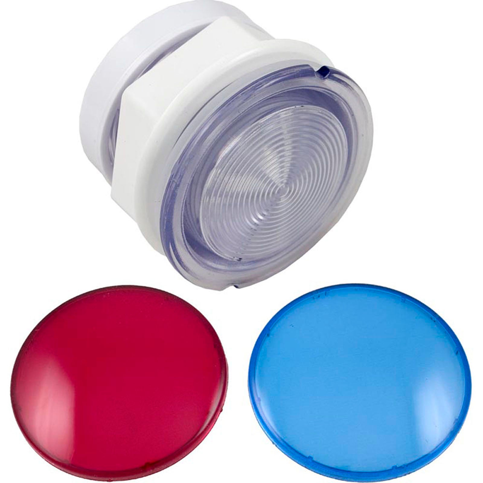 Light Wall Fitting, Waterway, 2-5/8"hs, w/Reflector