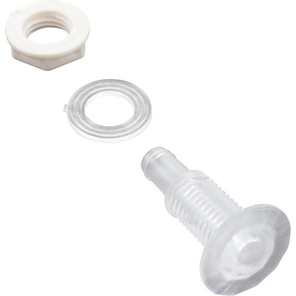 Lente de luz, paso de agua, 1" fd, 1/2" hs, con tuerca y junta