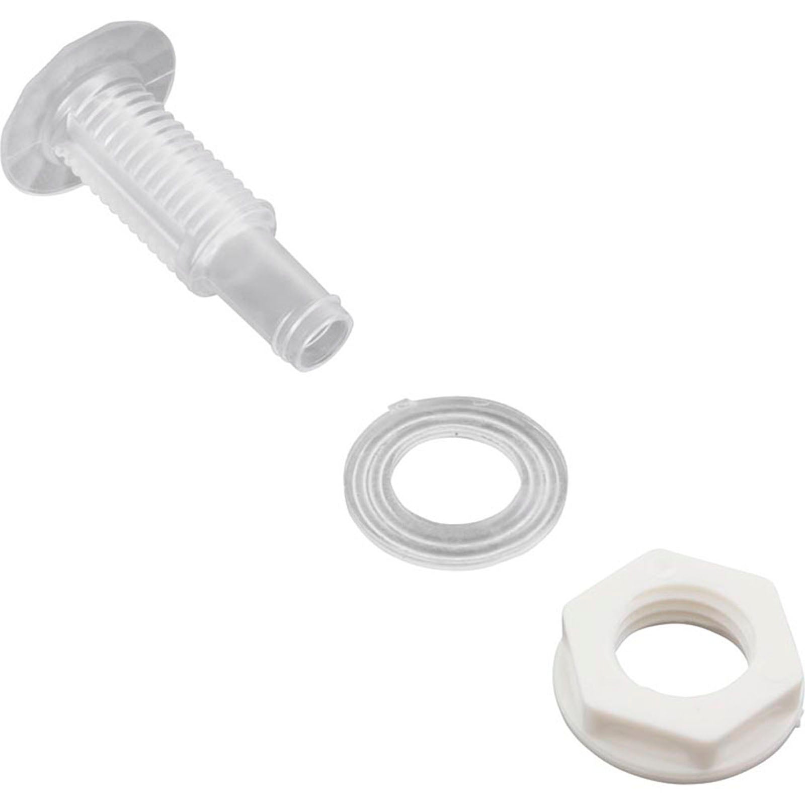 Light Lens, Waterway, 1"fd, 1/2"hs, w/ Nut & Gasket