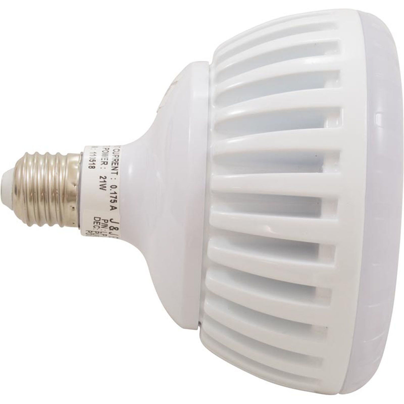 Repl Bulb, J&J Electronics PureWhite Pro, 21W, 115v, w/Gasket