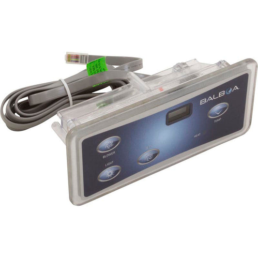 Partie supérieure, groupe Balboa Water Duplex Digital, P1, Bl, Lt, LCD