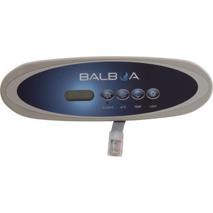 Topside, BWG VL260, 4 Button, Bl, Jet, Temp, Light, w/Overlay