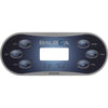Overlay, Balboa BP Series, TP600, 6 Button, P1, Aux, Flip, Temp, Lt
