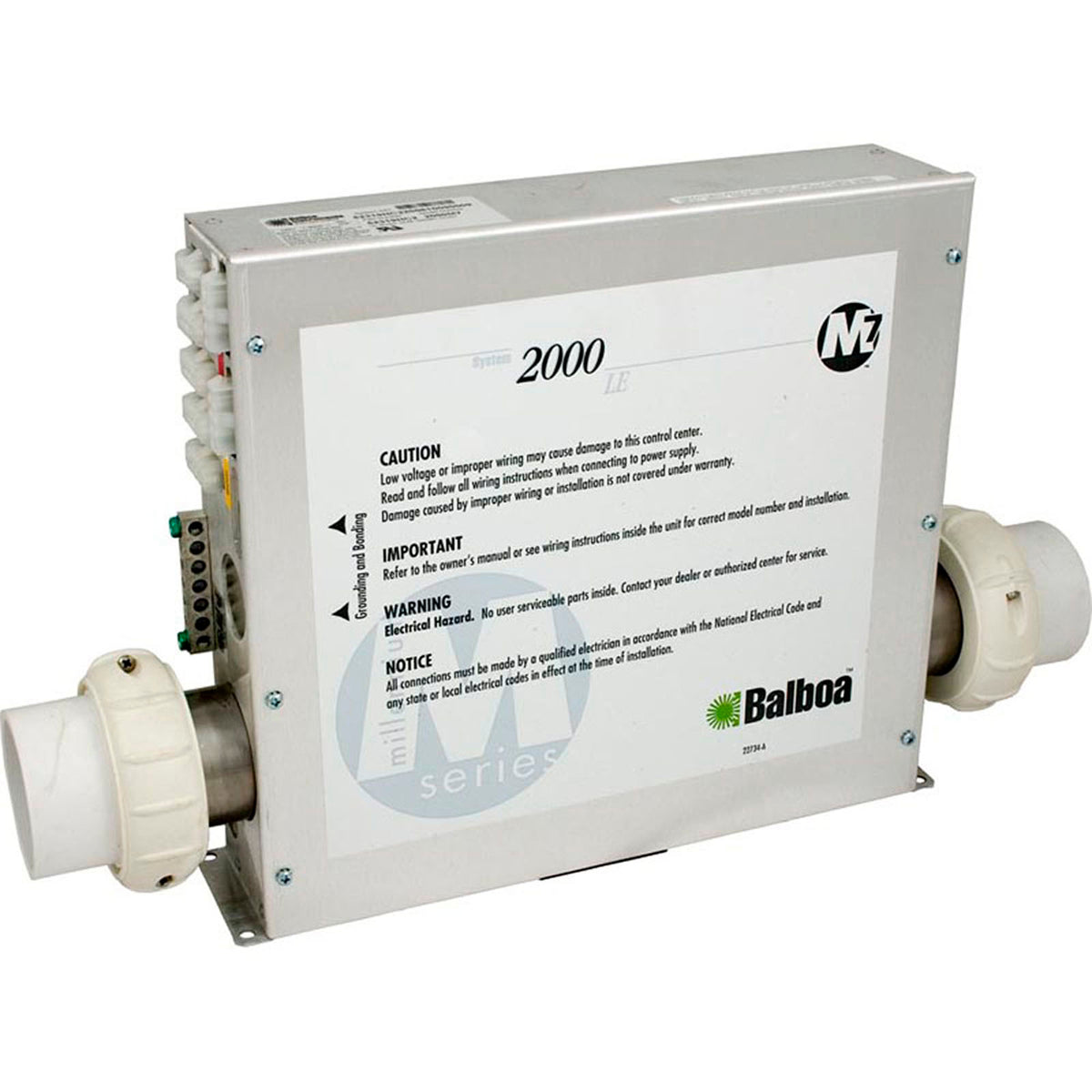 Control, Balboa 2000LE M7™, P1, P2 2-Spd, Bl, Oz, Cp, 5.5kW, 230v