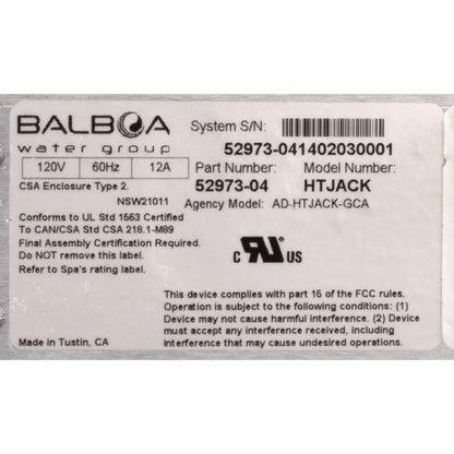 Control, BWG Heat Jacket System, 115v, 15A GFCI Cord