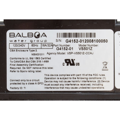 Control, BWG VS501Z, P1, P2 or Bl, Oz, Lt, 4kW, 115v/230v